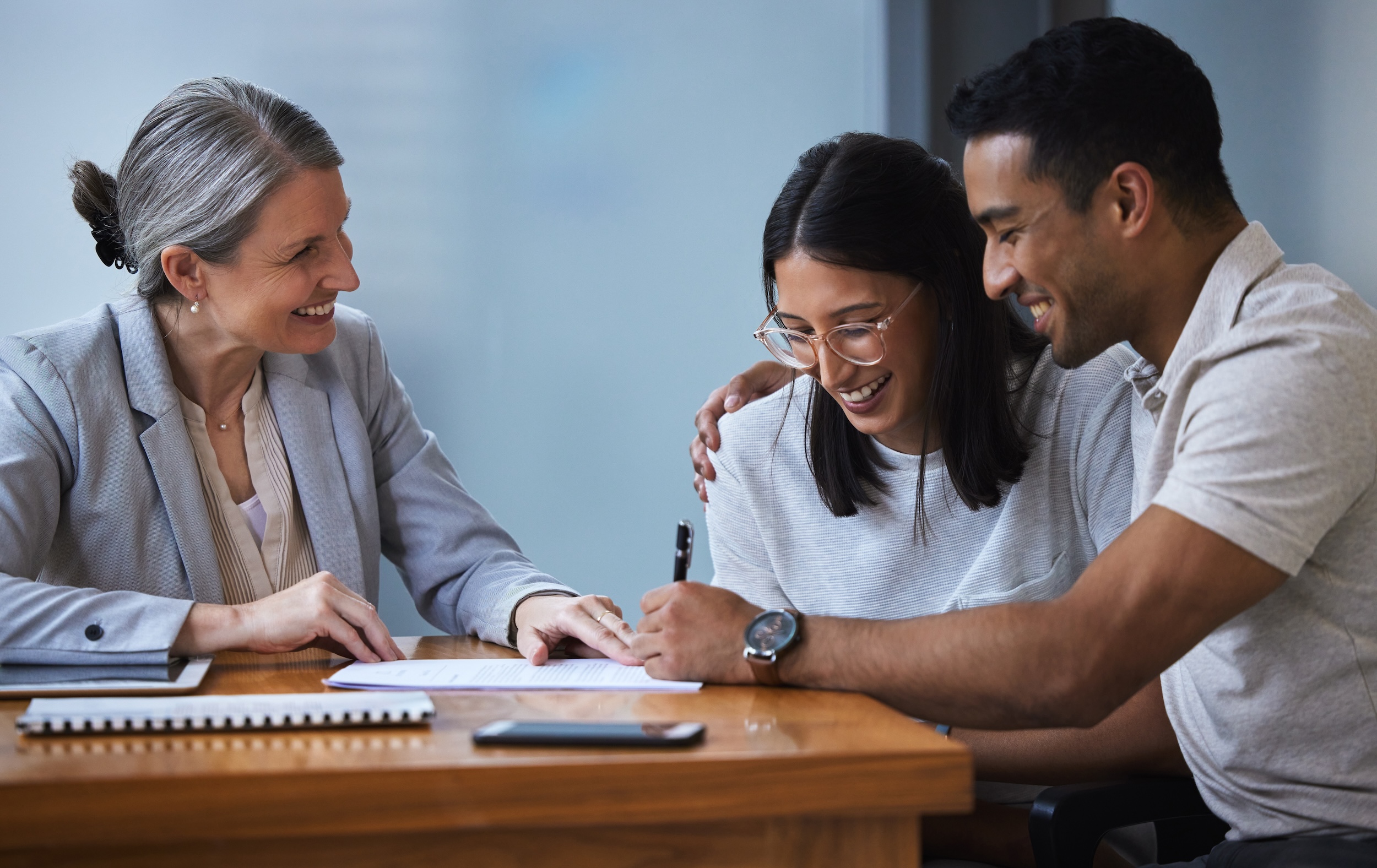 couple buying a home with physician mortgage loan